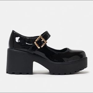 platform mary jane’s (patent leather, UK7/40) from koi footwear